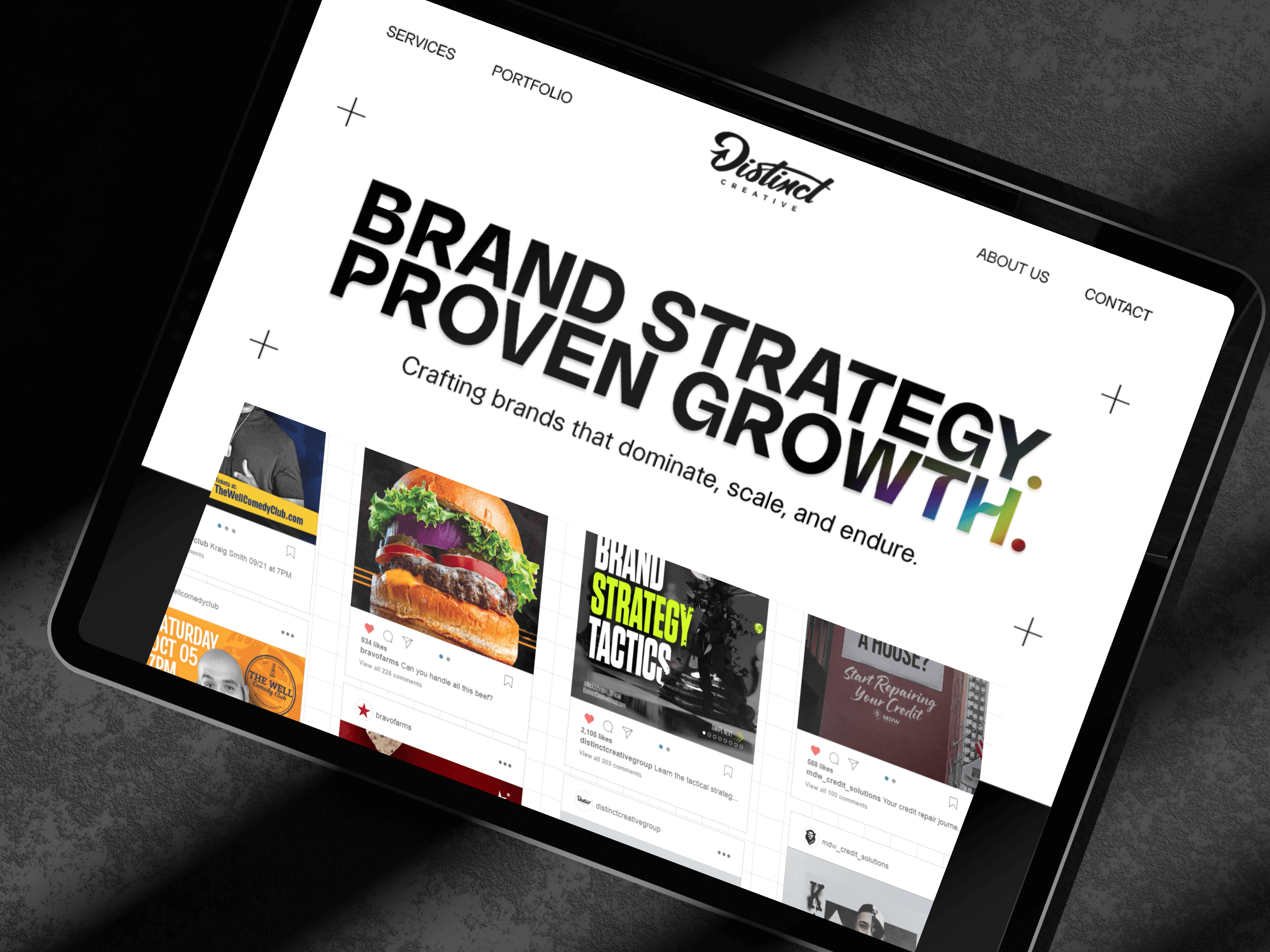 web design web development services client distinct creative group fresno